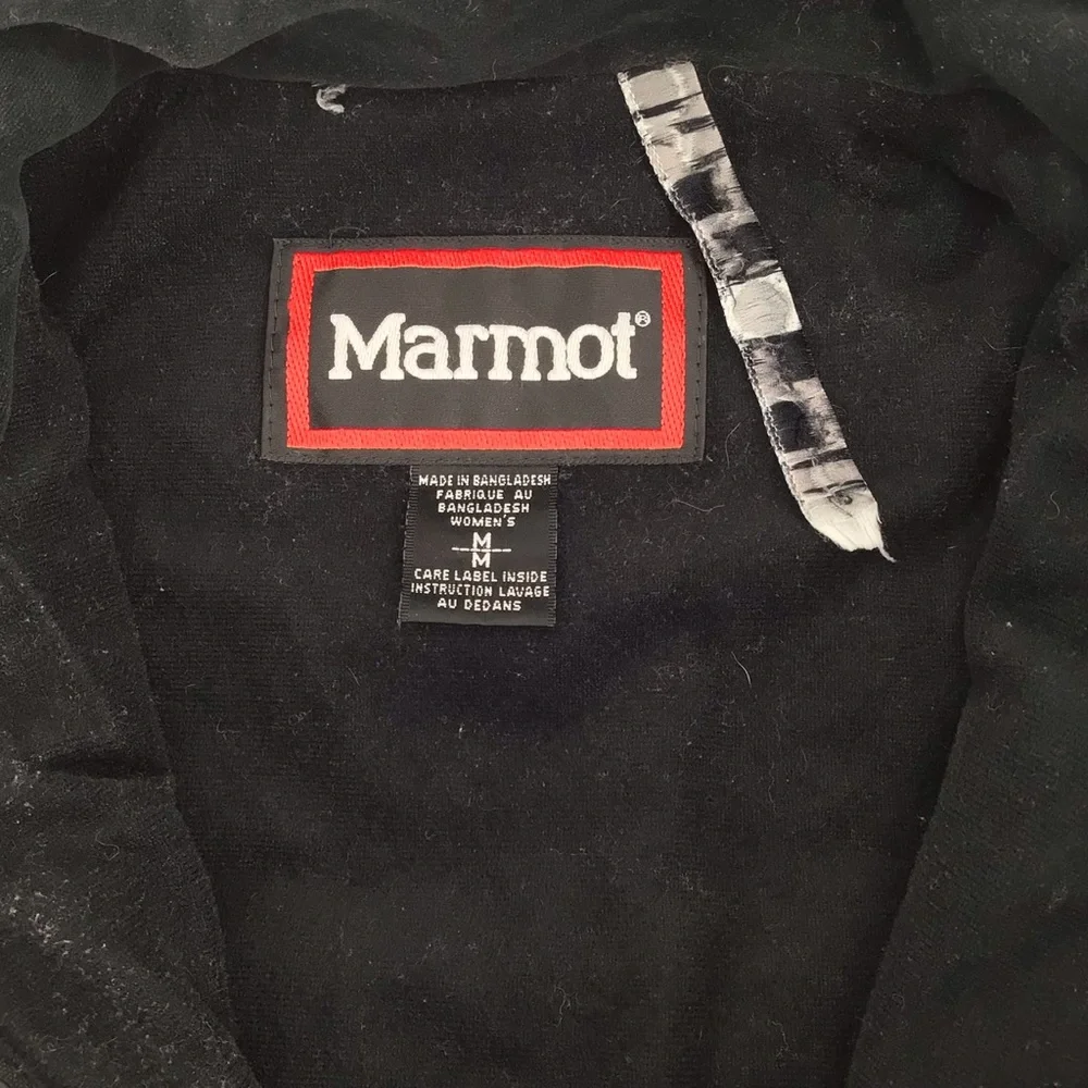 Marmot Women's PrimaLoft Black Quilted Full Zip Long Sleeve Jacket Size Medium - Picture 2 of 16